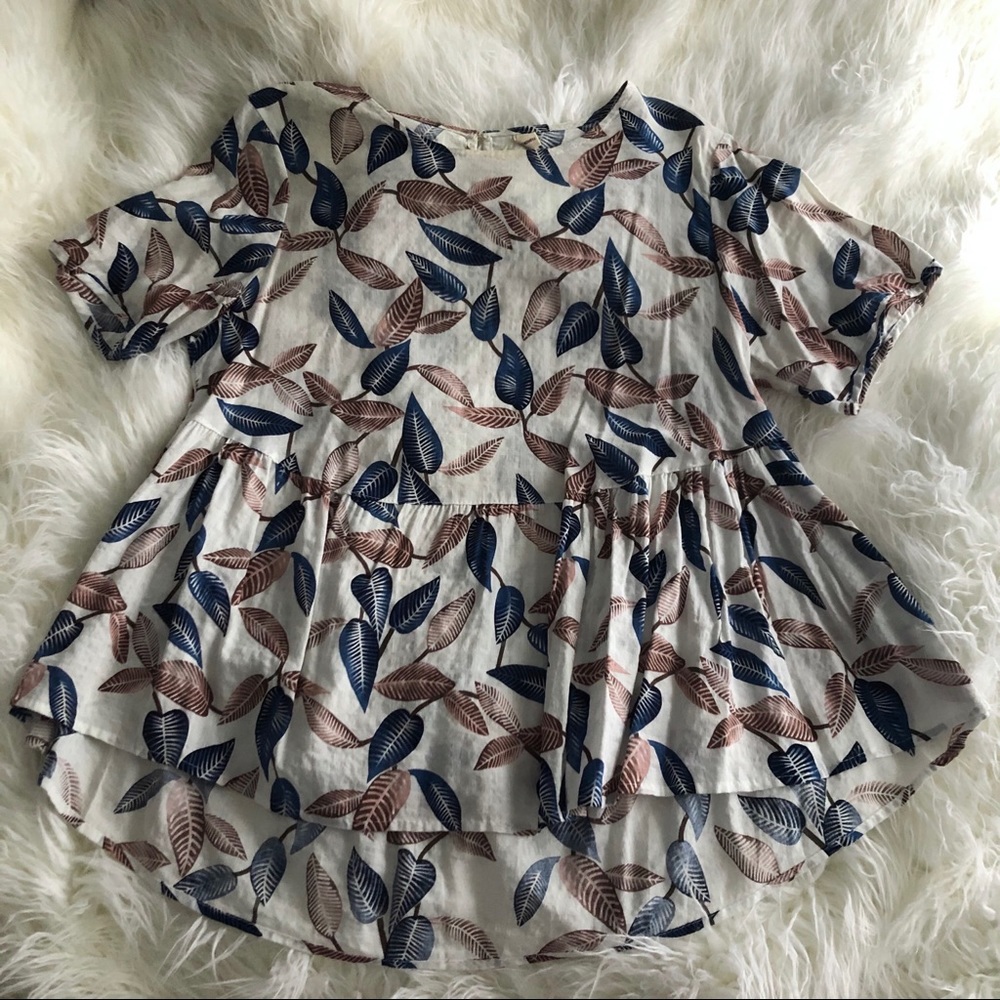 Ruffle Peplum Top